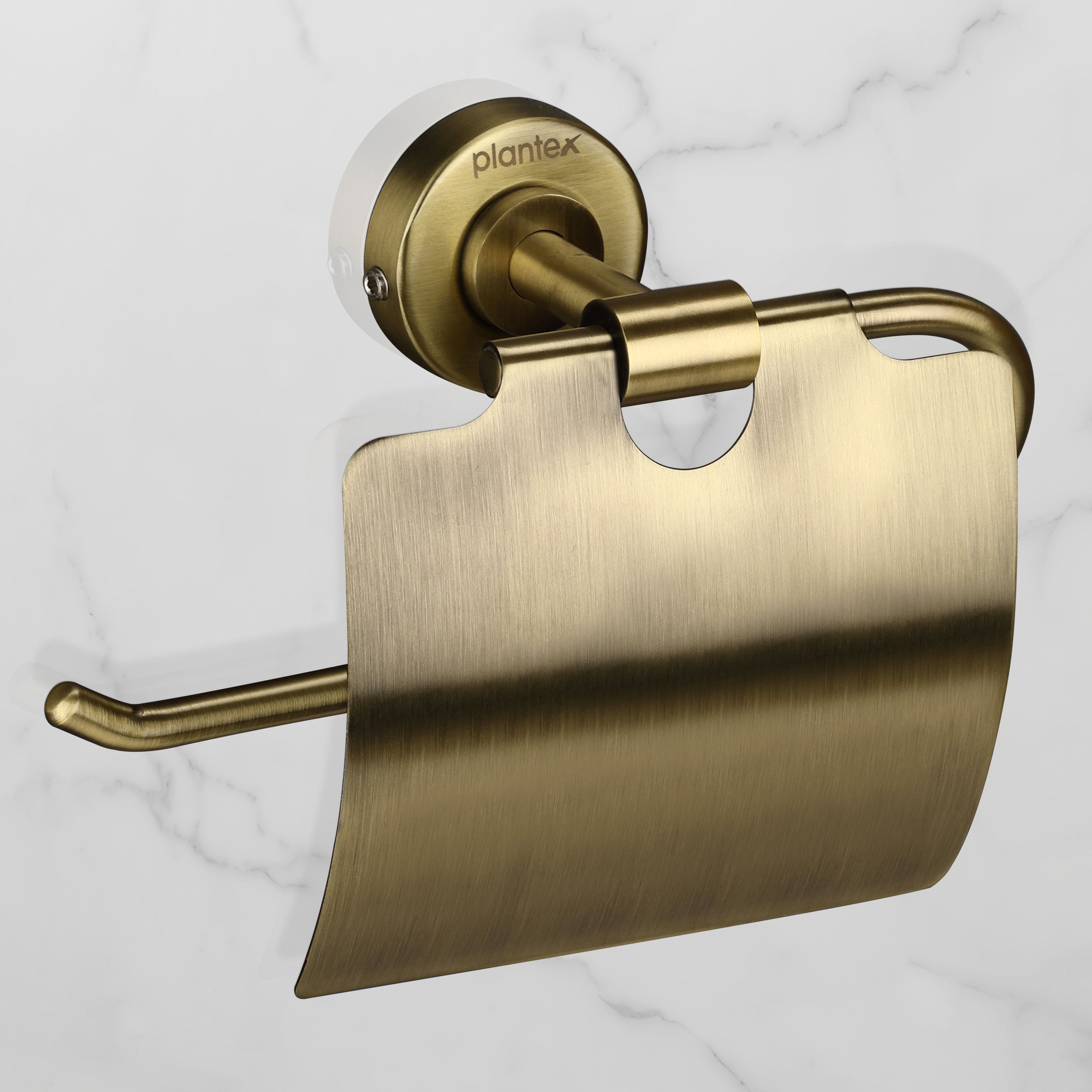 304 Grade Stainless Steel Toilet Paper Roll Holder in Bathroom (Brass Antique) Stainless Steel Toilet Paper Holder-image-6