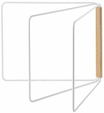 arhat organizers Foldable Napkin Holder for Kitchen Cloth Multiple Kitchen Cloth Stand (White) Carbon Steel Toilet Paper Holder-picture-15