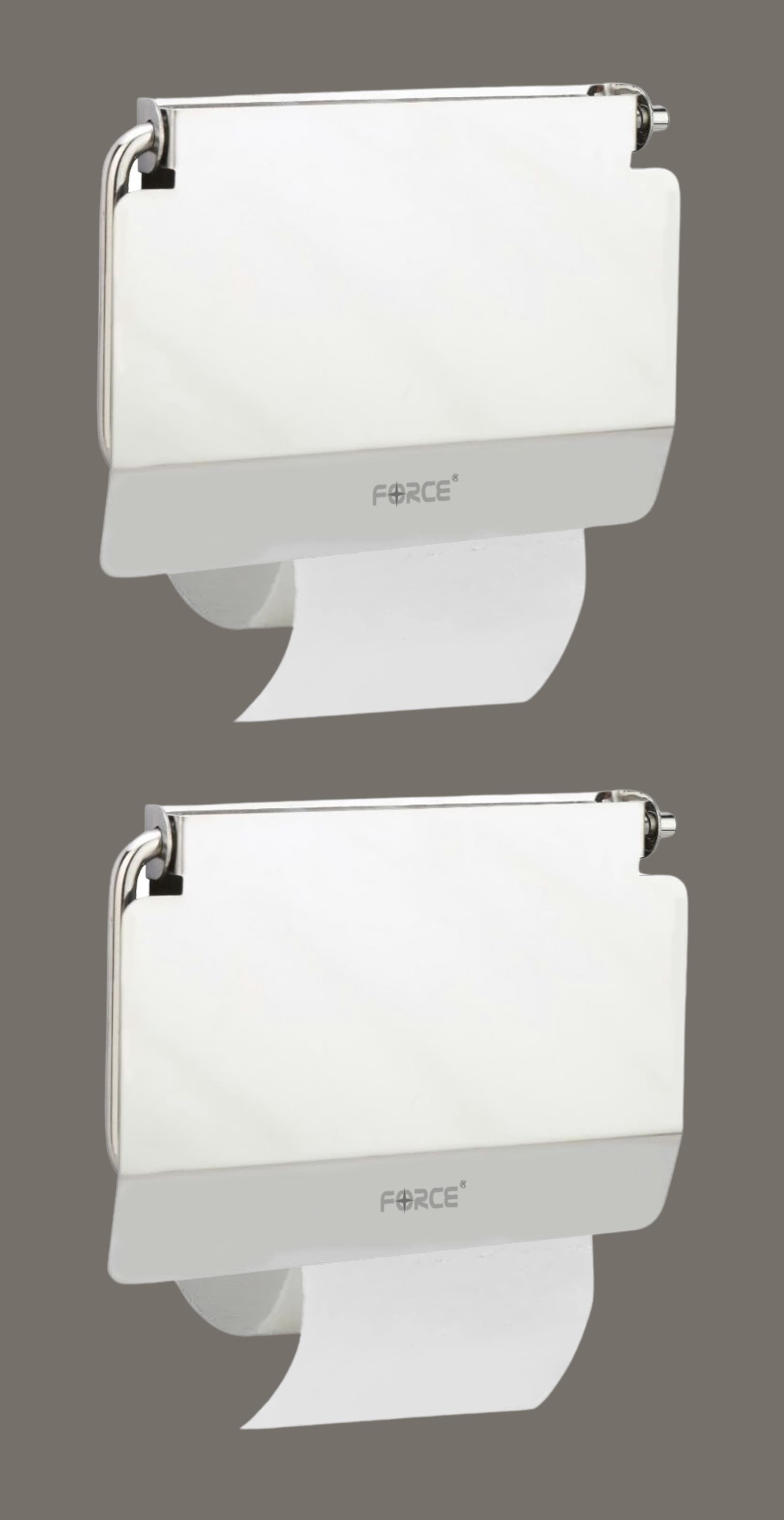 Toilet Paper Roll Holder for Bathroom and Basin (Pack of 2), Tissue Paper Holder Stainless Steel Toilet Paper Holder-image-47
