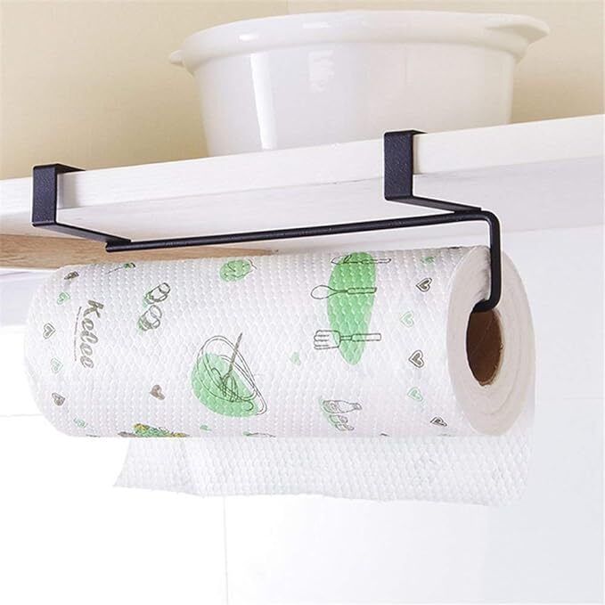 indian decor 11167 Under Cabinet Kitchen Roll Holder Toilet Paper Towel Roll Holder Stand Iron Toilet Paper Holder-picture-21