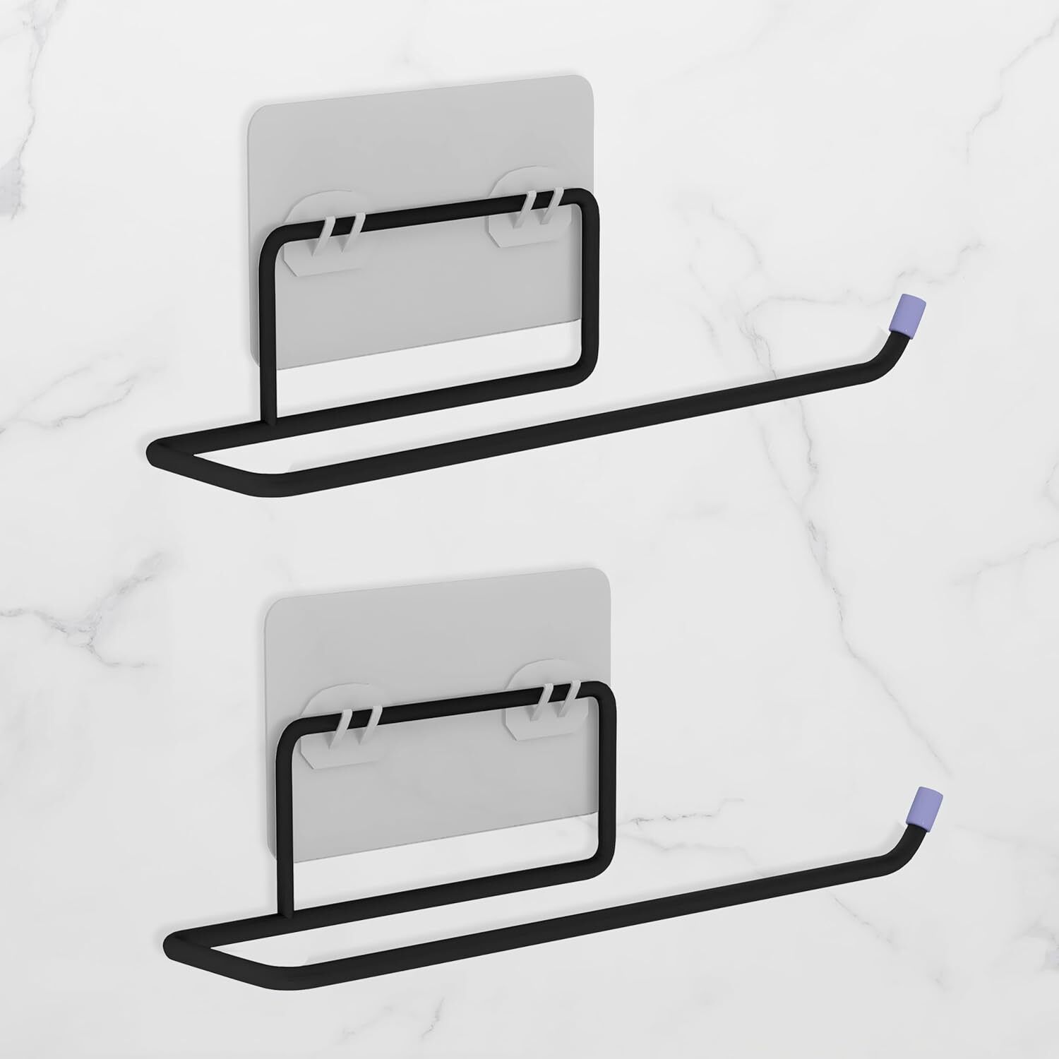 Self Adhesive Toilet Paper Stand/Tissue roll Hanger for Bathroom (Pack of 2) Iron Toilet Paper Holder-image-32
