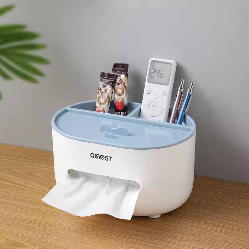 Tissue Box Holder Napkin Holder/Tissue Paper Case Dispenser/Facial Tissue Holder Plastic Toilet Paper Holder-image-26