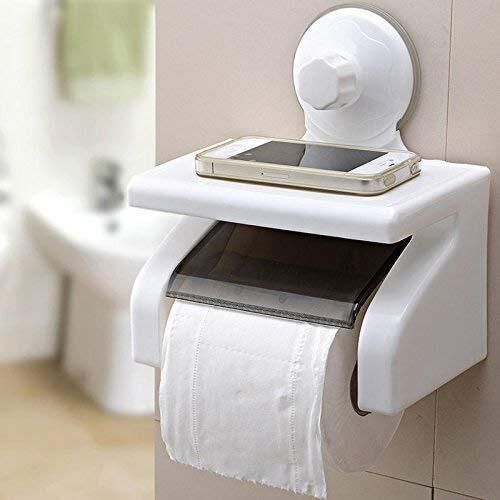 priso Multipurpose Wall-Mounted Toilet Paper Holder Plastic Toilet Paper Holder-picture-1