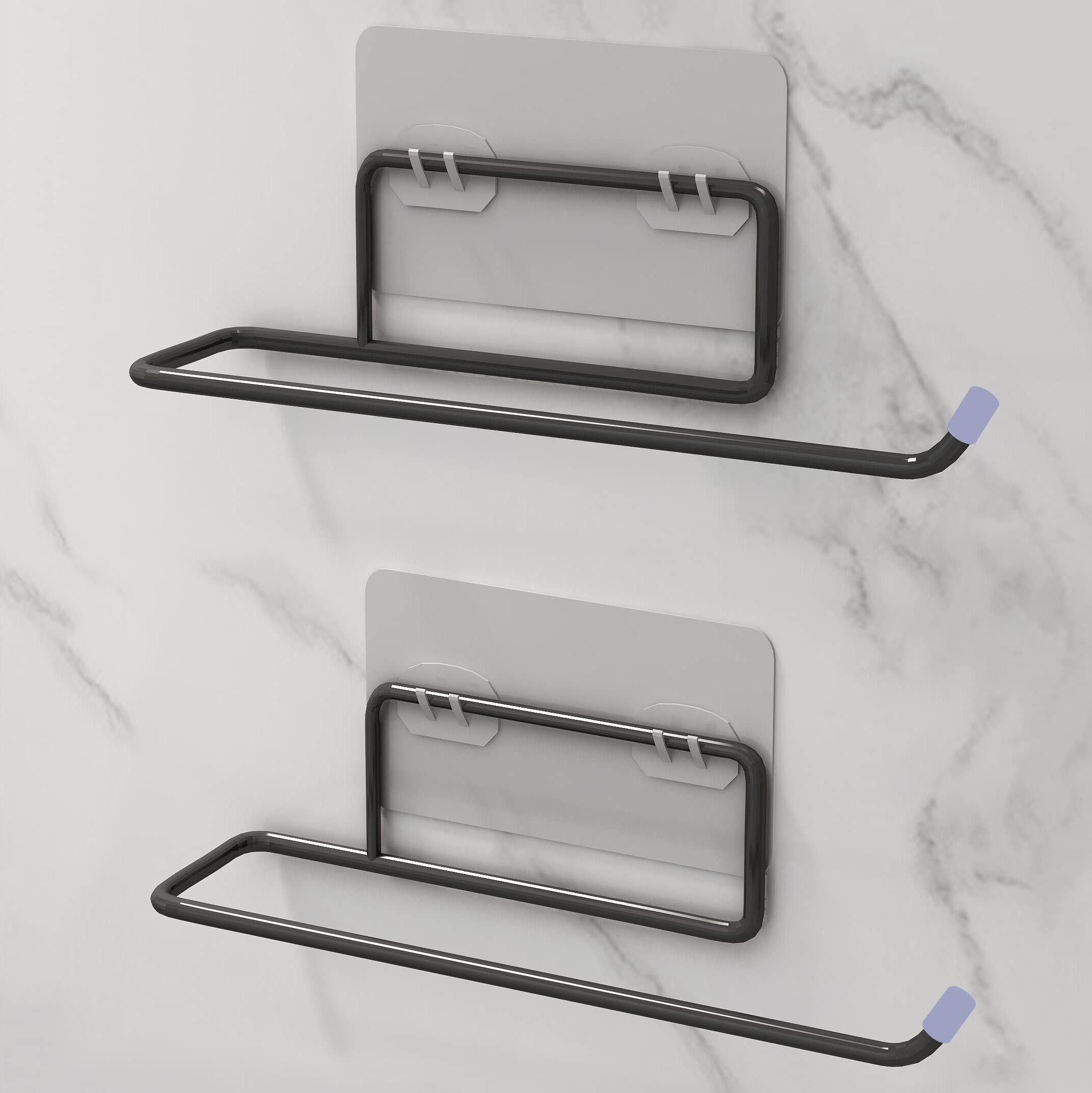 zolento Self Adhesive GI Steel Toilet Paper Stand/ Tissue Hanger/ Bathroom Accesoories Iron Toilet Paper Holder-picture-13