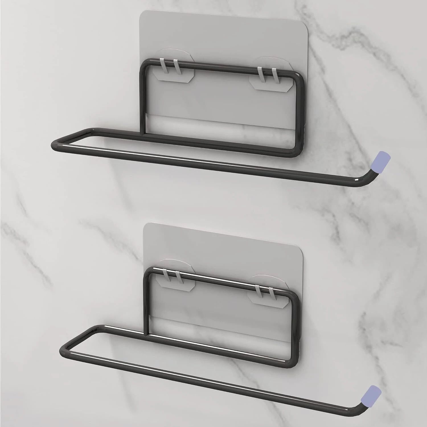 Self Adhesive Toilet Paper Stand/Tissue roll Hanger for Bathroom (Pack of 2) Stainless Steel Toilet Paper Holder