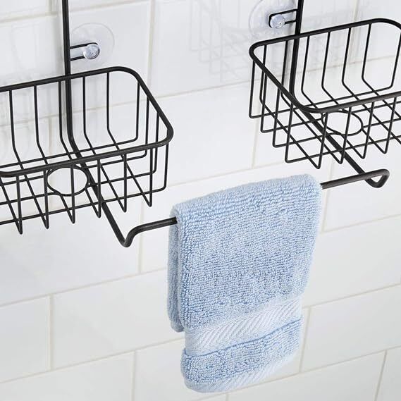 indian decor 289784 Metal Hanging Bath and Shower Caddy Organizer Iron Toilet Paper Holder-picture-42