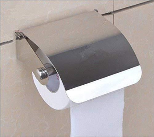Pack of 1 Toilet Paper Holder Anti-Rust Chrome Toilet Roll Stainless Steel Toilet Paper Holder-image-42