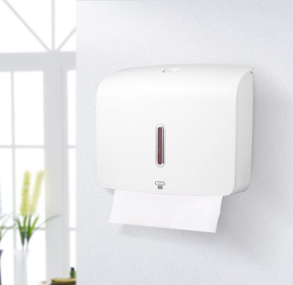 M-Fold Multi-Fold Wall Mounted Tissue Paper Holder Dispenser Plastic Toilet Paper Holder-image-15