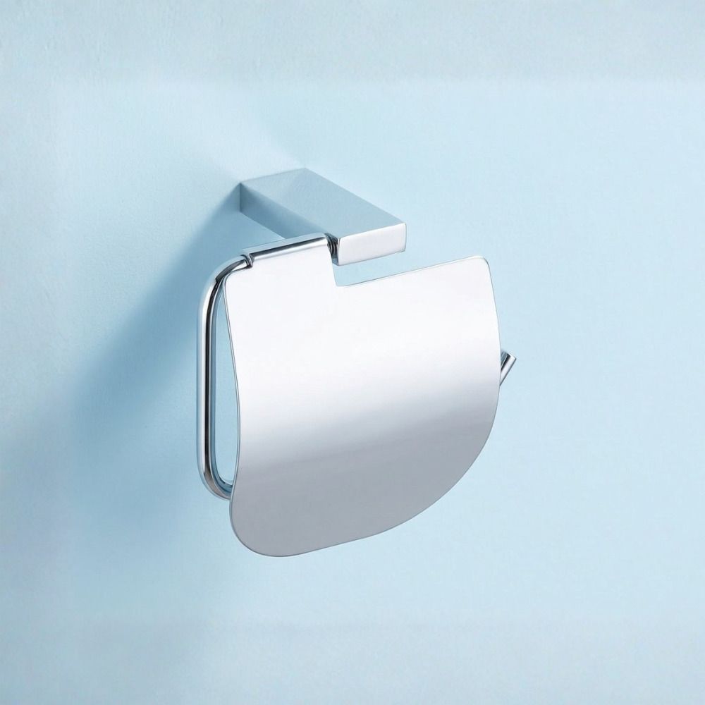 Lama Chrome Plated Solid Brass Toilet Paper Holder-image-35
