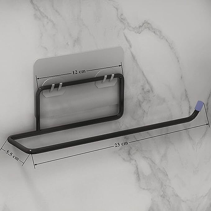 Self Adhesive GI Steel Toilet Paper Stand/Tissue roll Hanger Iron Toilet Paper Holder-image-22