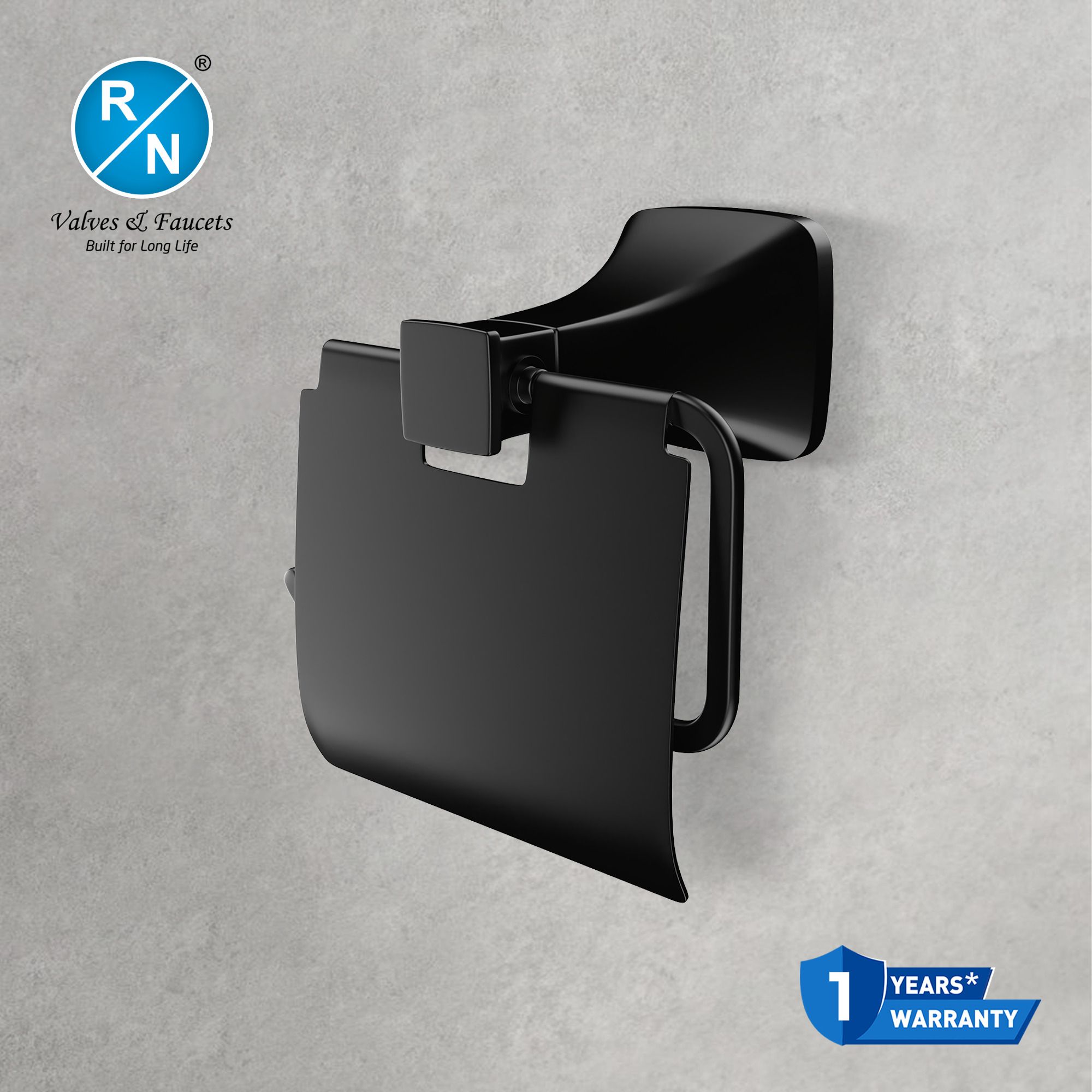 rn Black Beauty Series S.S Paper Holder for Bathroom Wall Mounted Tissue Roll Stand Stainless Steel, Stoneware Toilet Paper Holder-picture-57