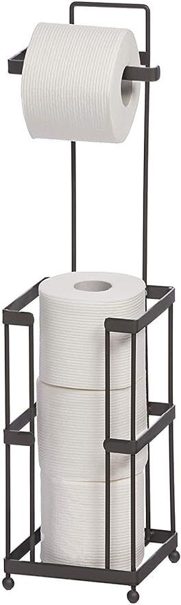 indian decor 2879 Space Saving Toilet Paper Holder with Storage Iron Toilet Paper Holder-picture-27
