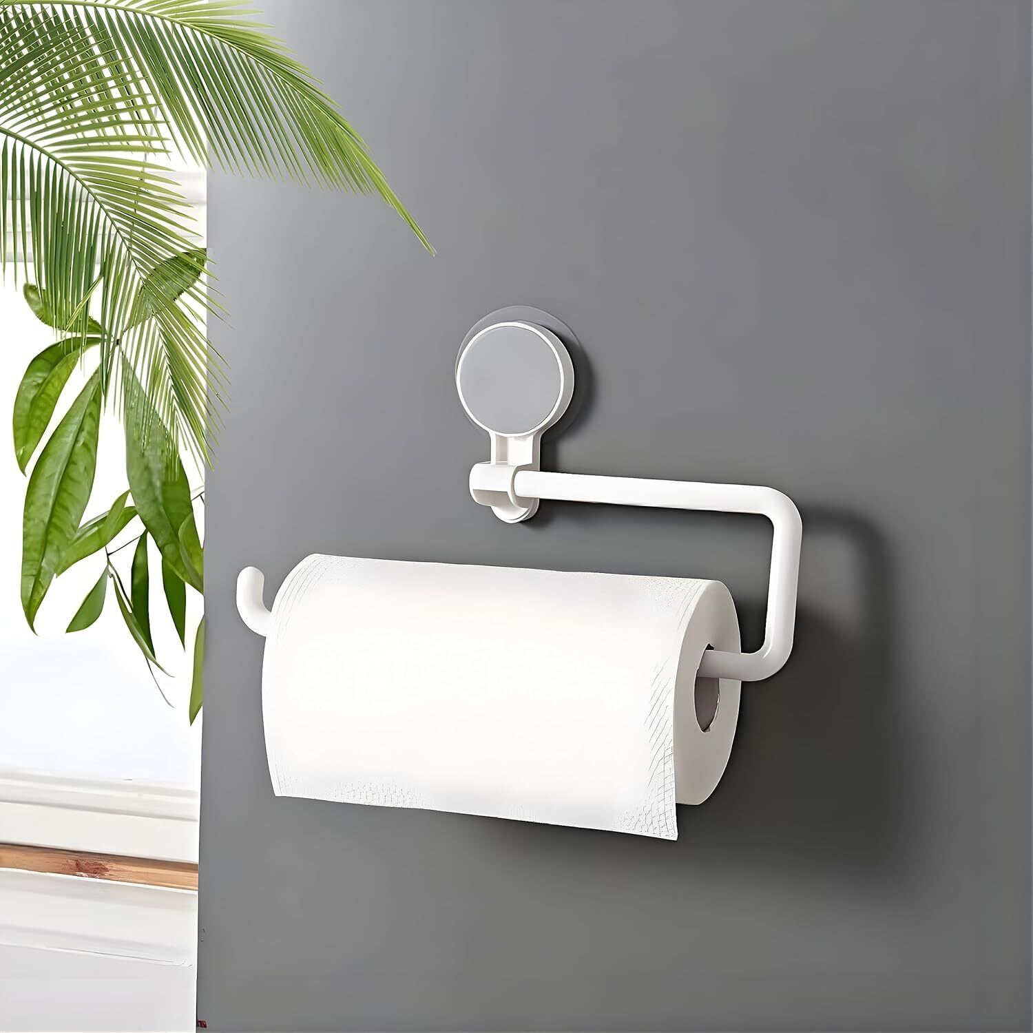 White Self Adhesive Toilet Paper Holder No Drill Tissue Roll Holder Stainless Steel Toilet Paper Holder-image-24