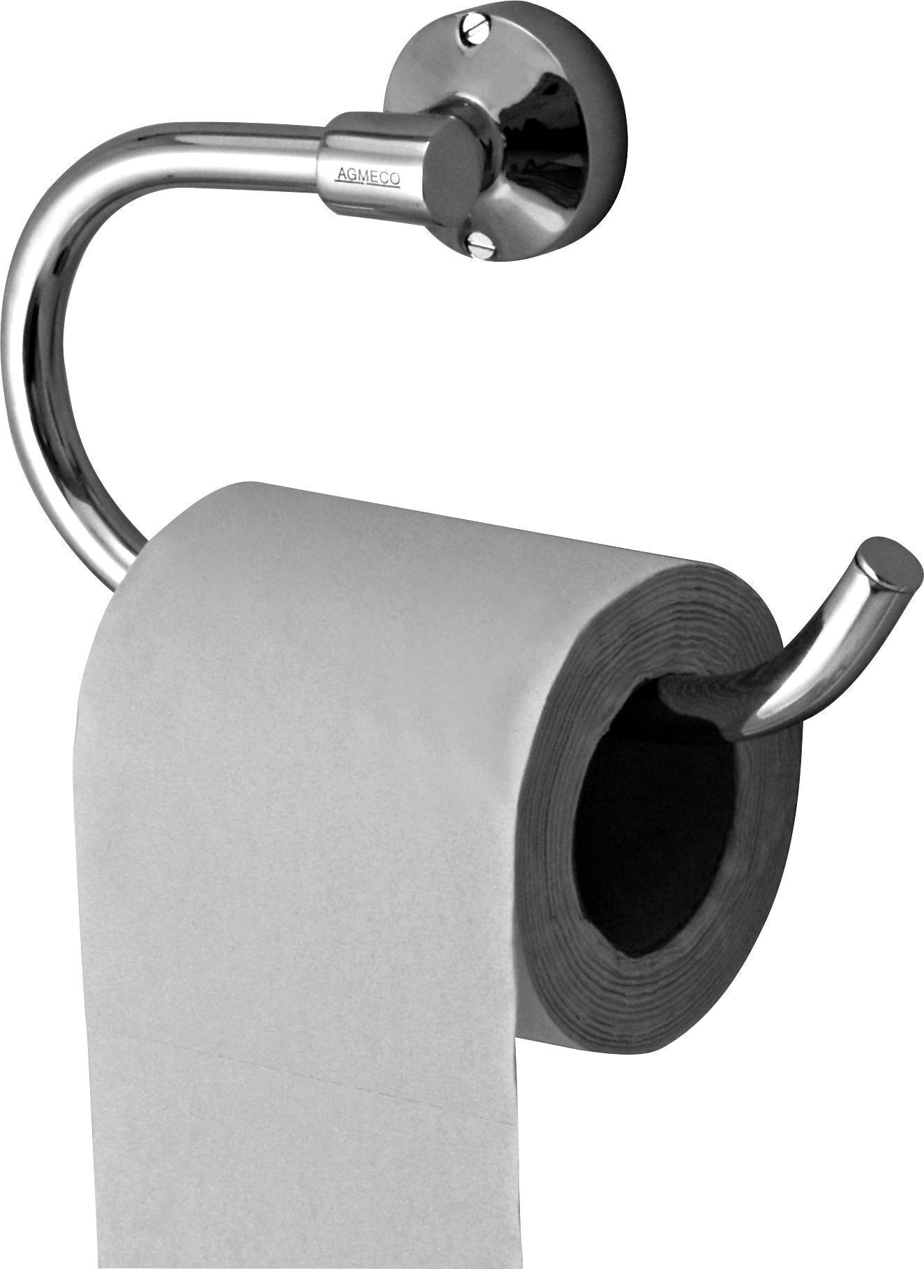 Toilet Paper Holder Without Flap – Modern Wall-Mounted Chrome Bathroom Accessory Brass Toilet Paper Holder-image-45