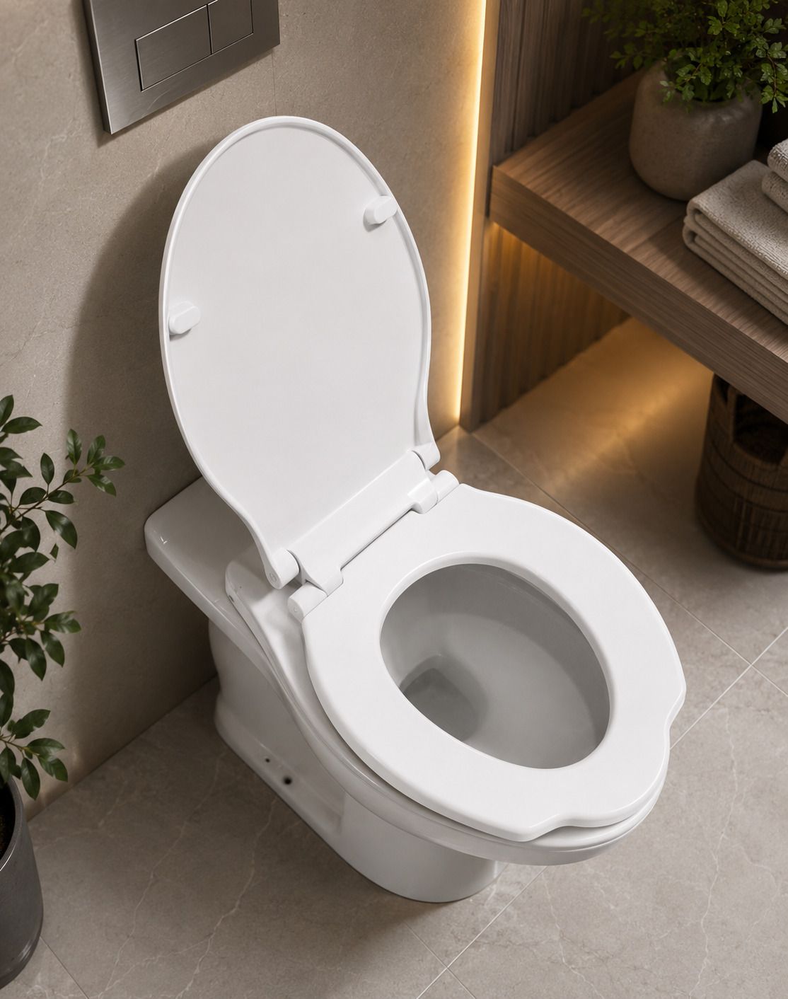 Plastic, Polypropylene Toilet Seat Cover-image-20