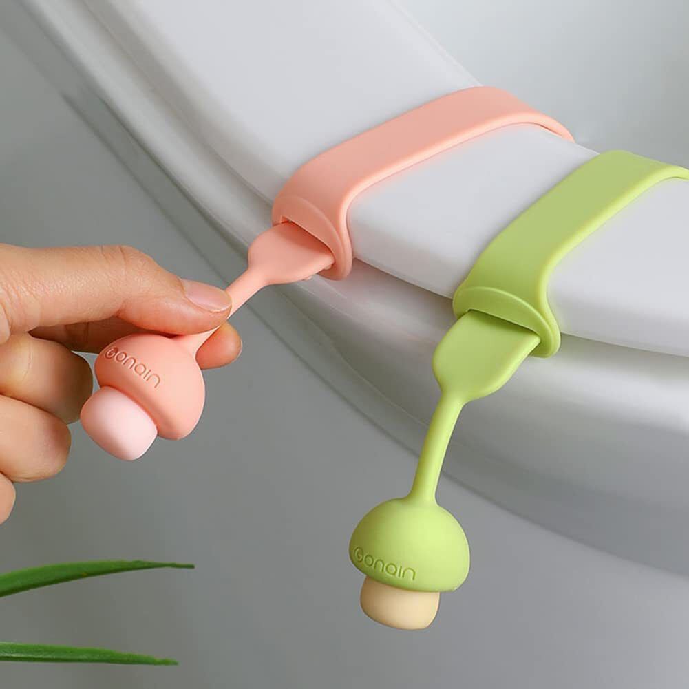 Silicone Toilet Seat Lifter -200 Custom Fit Toilet Seat Lid Lock