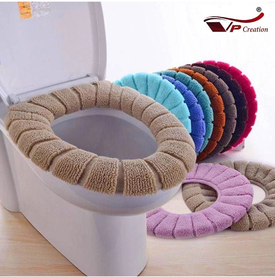 Microfibre Toilet Seat Cover