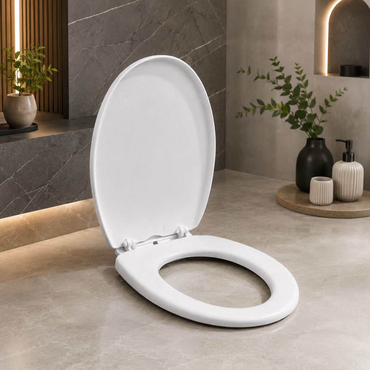 Plastic, Polypropylene Toilet Seat Cover-image-32