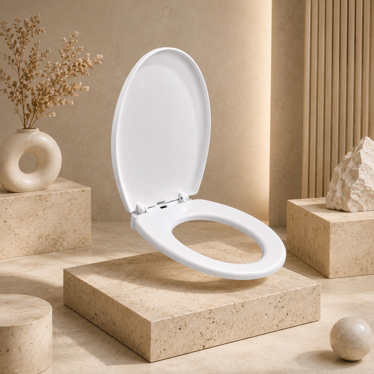 Plastic, Polypropylene Toilet Seat Cover-image-49