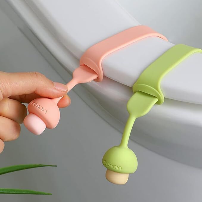 Silicone Toilet Seat Lifter – Hygienic Bathroom Accessory for Easy Seat Handling Custom Fit Toilet Seat Lid Lock