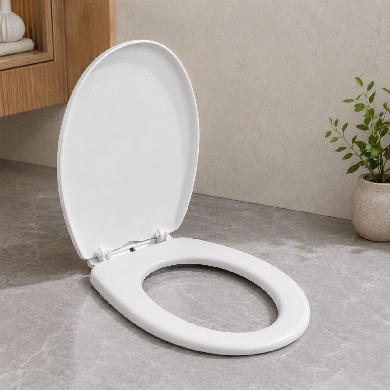 Plastic, Polypropylene Toilet Seat Cover-image-16