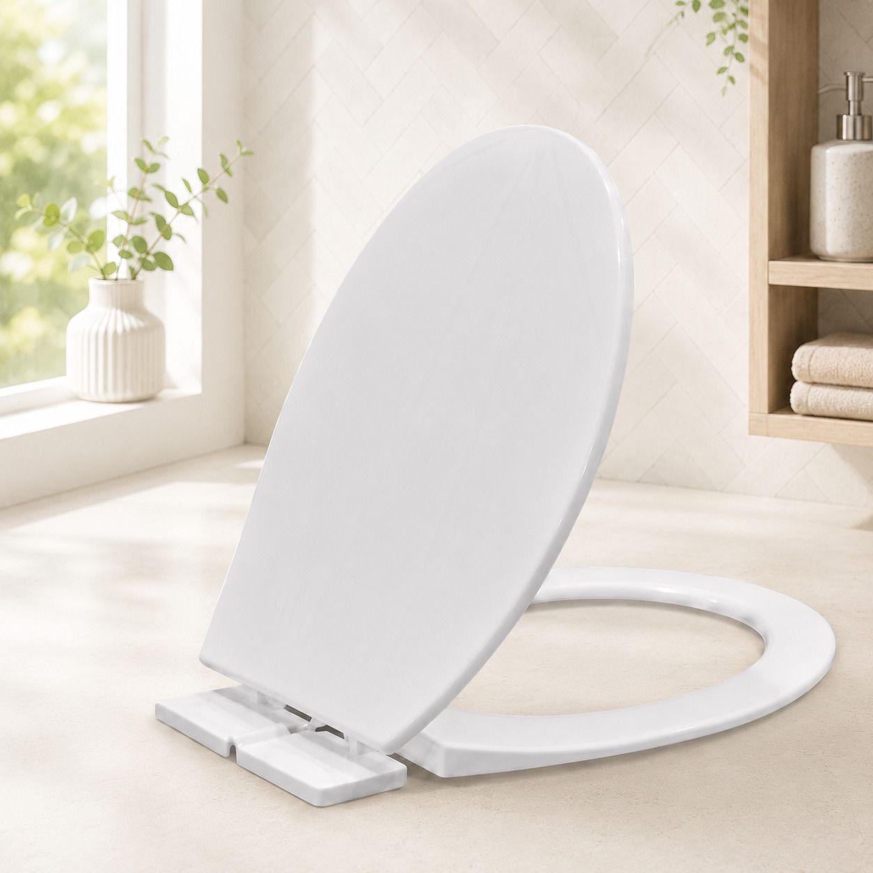 Plastic, Polypropylene Toilet Seat Cover-image-35