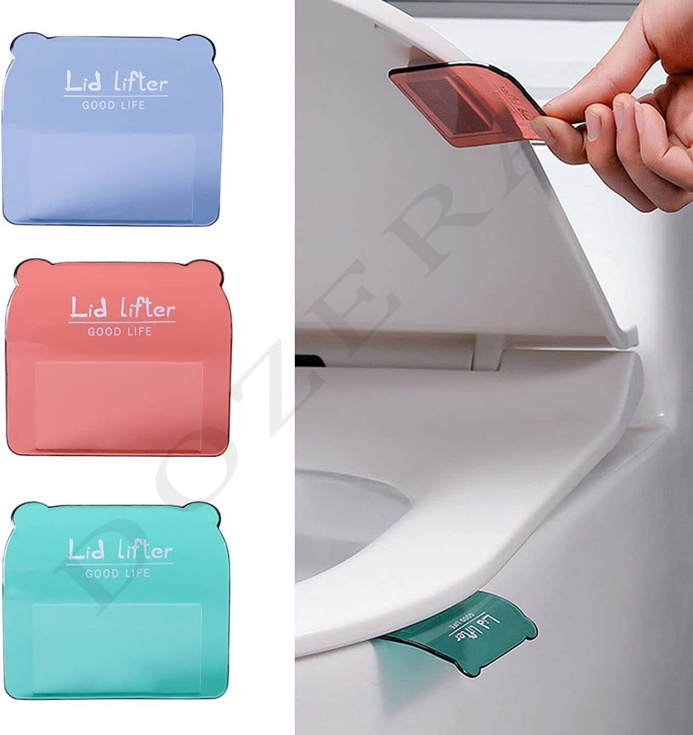 Toilet Seat Lifter Toilet Seat Holder Adhesive Fit Toilet Seat Lid Lock