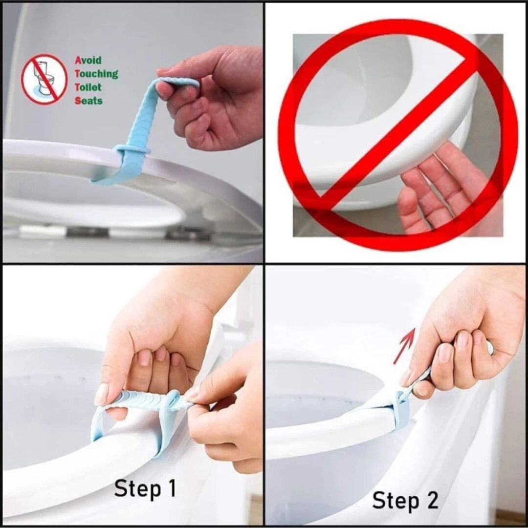 hygienic combo Adhesive Fit Toilet Seat Lid Lock
