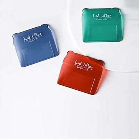 LID TOILET LIFTER Adhesive Fit Toilet Seat Lid Lock