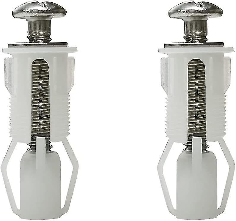 Toilet Seat Cover Screw Hinges Diy Repair Replacement Kit Screw Size 4 X 2.5 Cm Custom Fit Toilet Seat Lid Lock-image-3