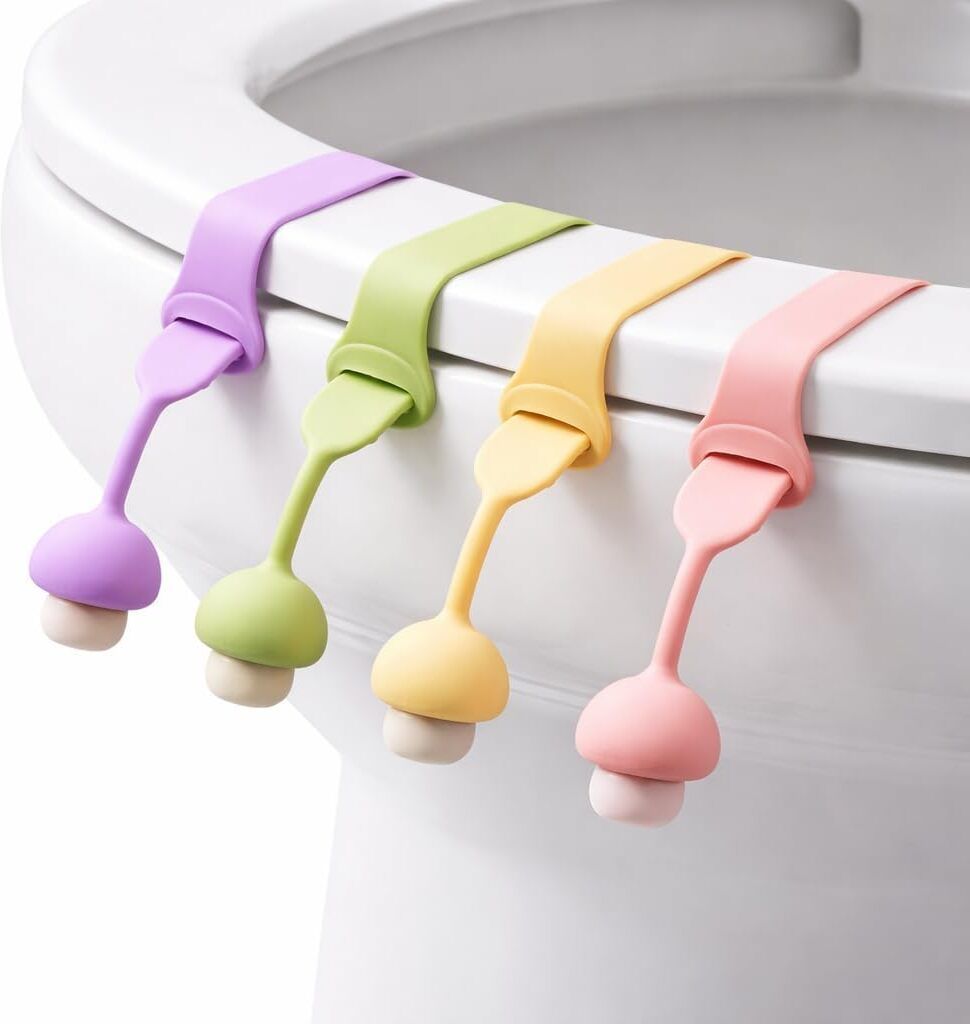 otak Silicone Toilet Seat Lifter, Self-Adhesive, Touch-Free Opening Custom Fit Toilet Seat Lid Lock-picture-31