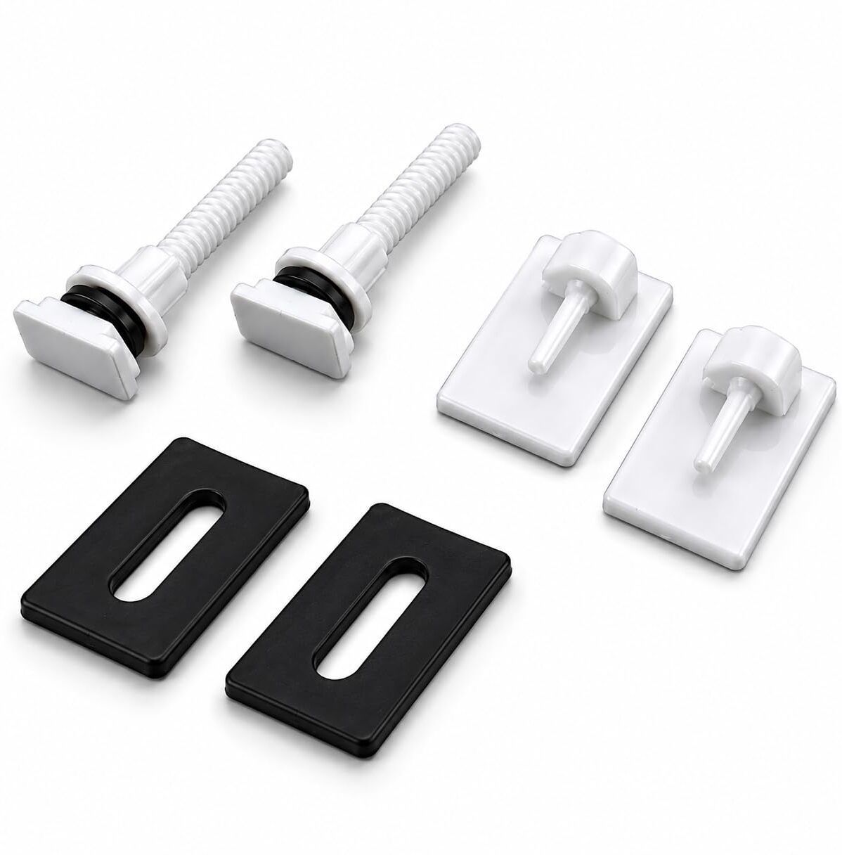 Toilet Seat Screw Hinges Clamp Fit Toilet Seat Lid Lock-image-43