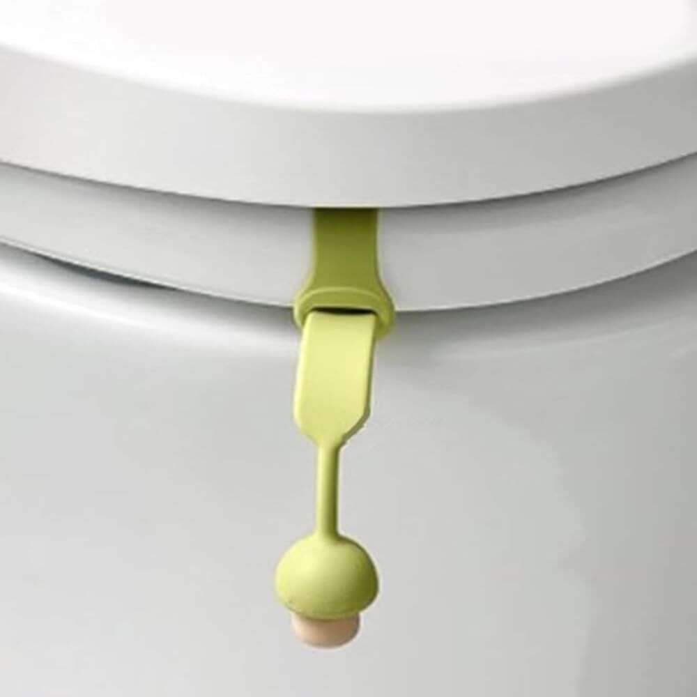 alerip Mushroom Toilet Seat Lifter, Toilet Seat Cushion Handle, Adjustable Buckle Close Custom Fit Toilet Seat Lid Lock-picture-1