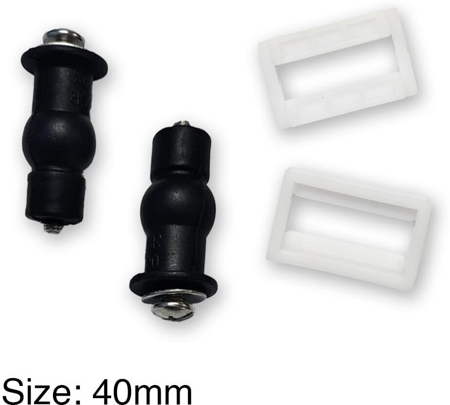 C61PE1499 Seat Cover Hinges, Washer and Nuts Set for Single Piece TopLoad 40 MM Custom Fit Toilet Seat Lid Lock-image-39