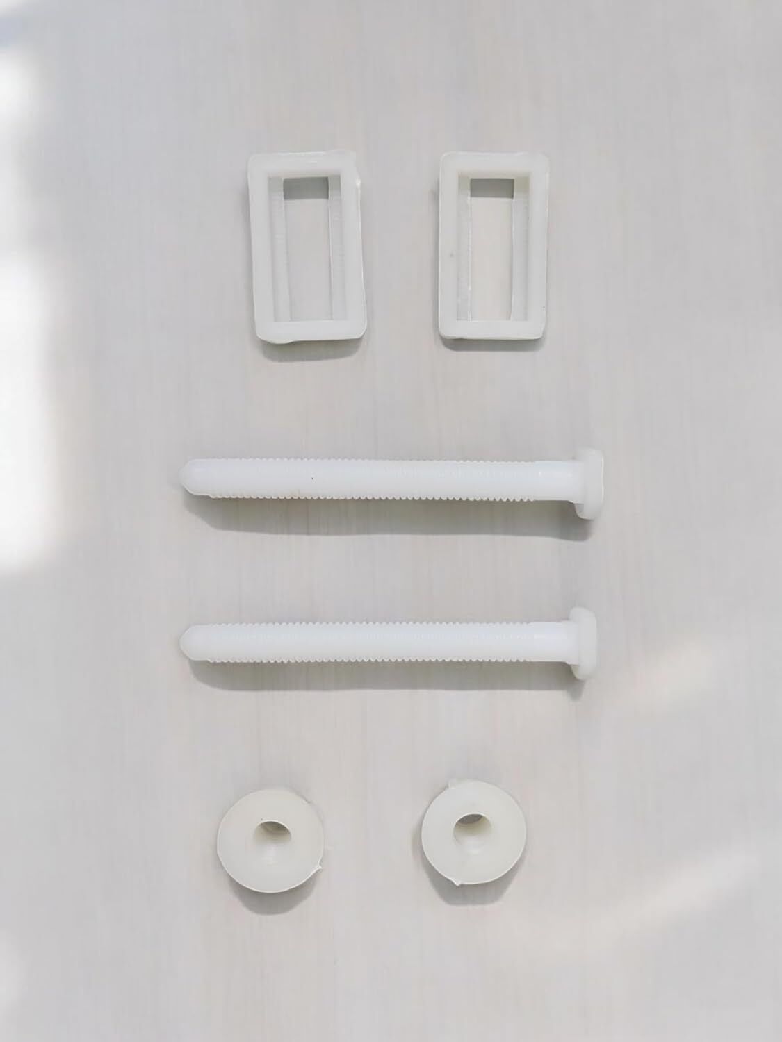 Toilets Seat Cover Hinges Screw Set for Wall Hung For Western Toilet (50MM*23MM) Custom Fit Toilet Seat Lid Lock