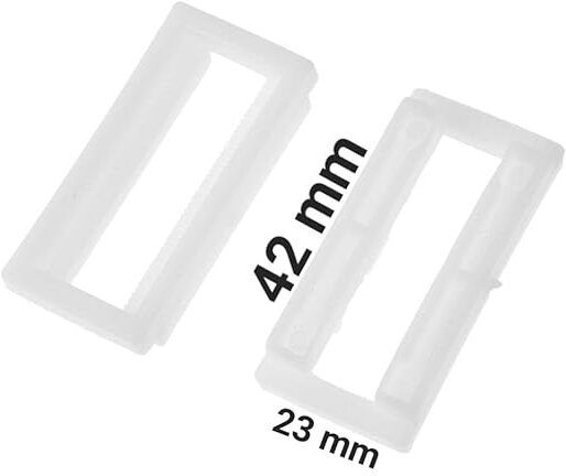 Toilet Seat Cover Screw Hinges With bolt Size 42mm (42MM X 23MM) Pack of 2) Custom Fit Toilet Seat Lid Lock-image-4