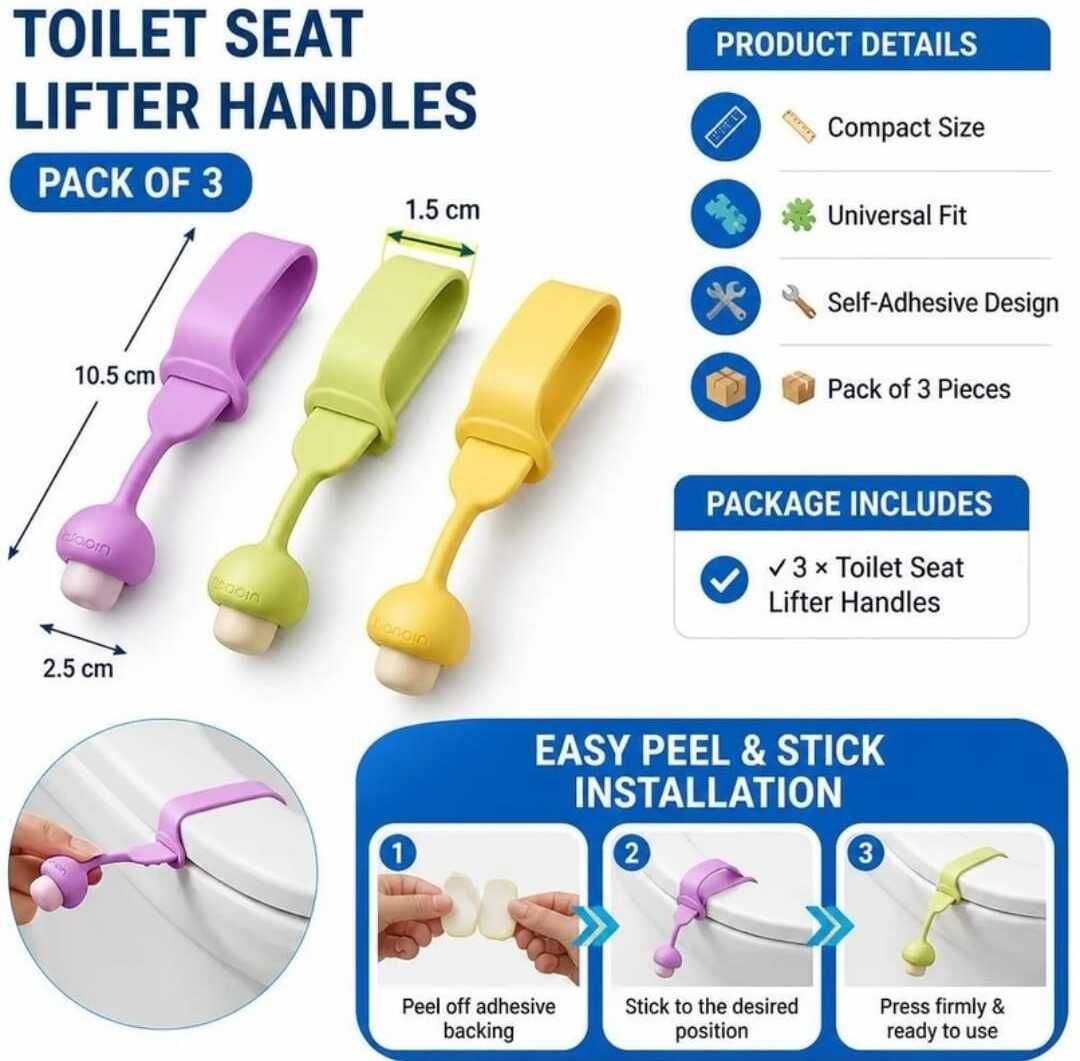 1 Clamp Fit Toilet Seat Lid Lock-image-32