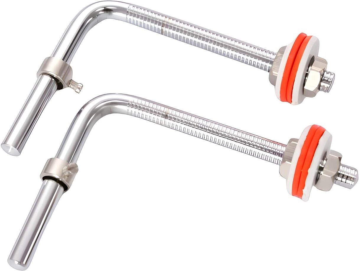 Stainless Steel Seat Cover Screw Hinges L Type for European Toilet Seat Covers Clamp Fit Toilet Seat Lid Lock