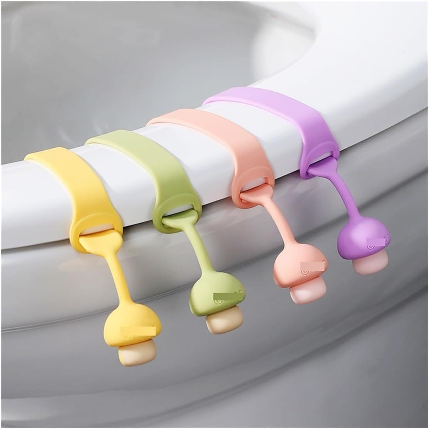 Toilet Seat Handle Lifter Household Toilet Handle (Pack Of 4) Custom Fit Toilet Seat Lid Lock