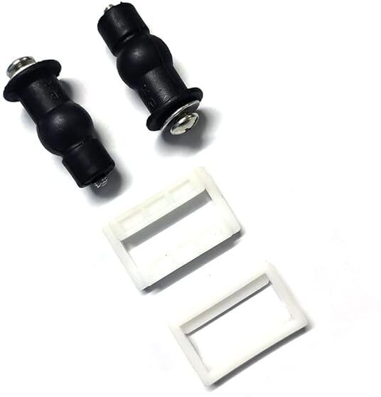 Seat Cover Hinges, Washer & Nuts Set, Durable Finish 40mm (Pack of 1) Clamp Fit Toilet Seat Lid Lock