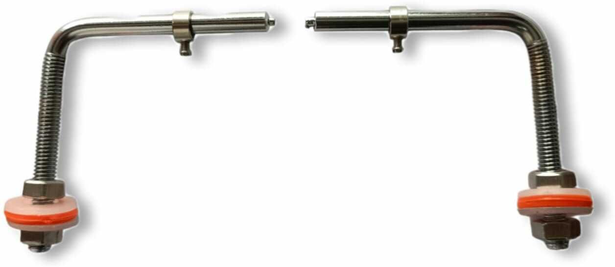 SS HINGES Clamp Fit Toilet Seat Lid Lock-image-36