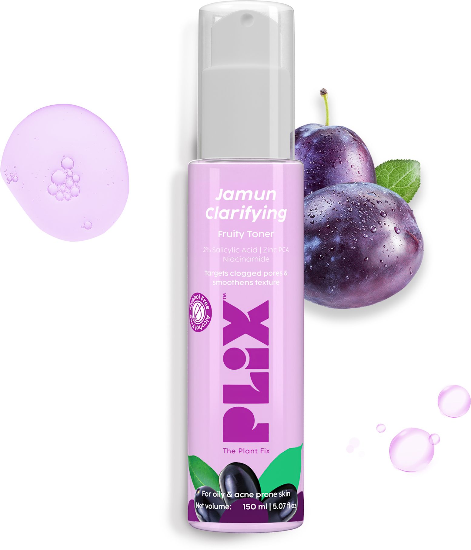 Jamun Clarifying Fruity Toner Alcohol Free With Niacinamide & Jamun Extract Men & Women-image-18