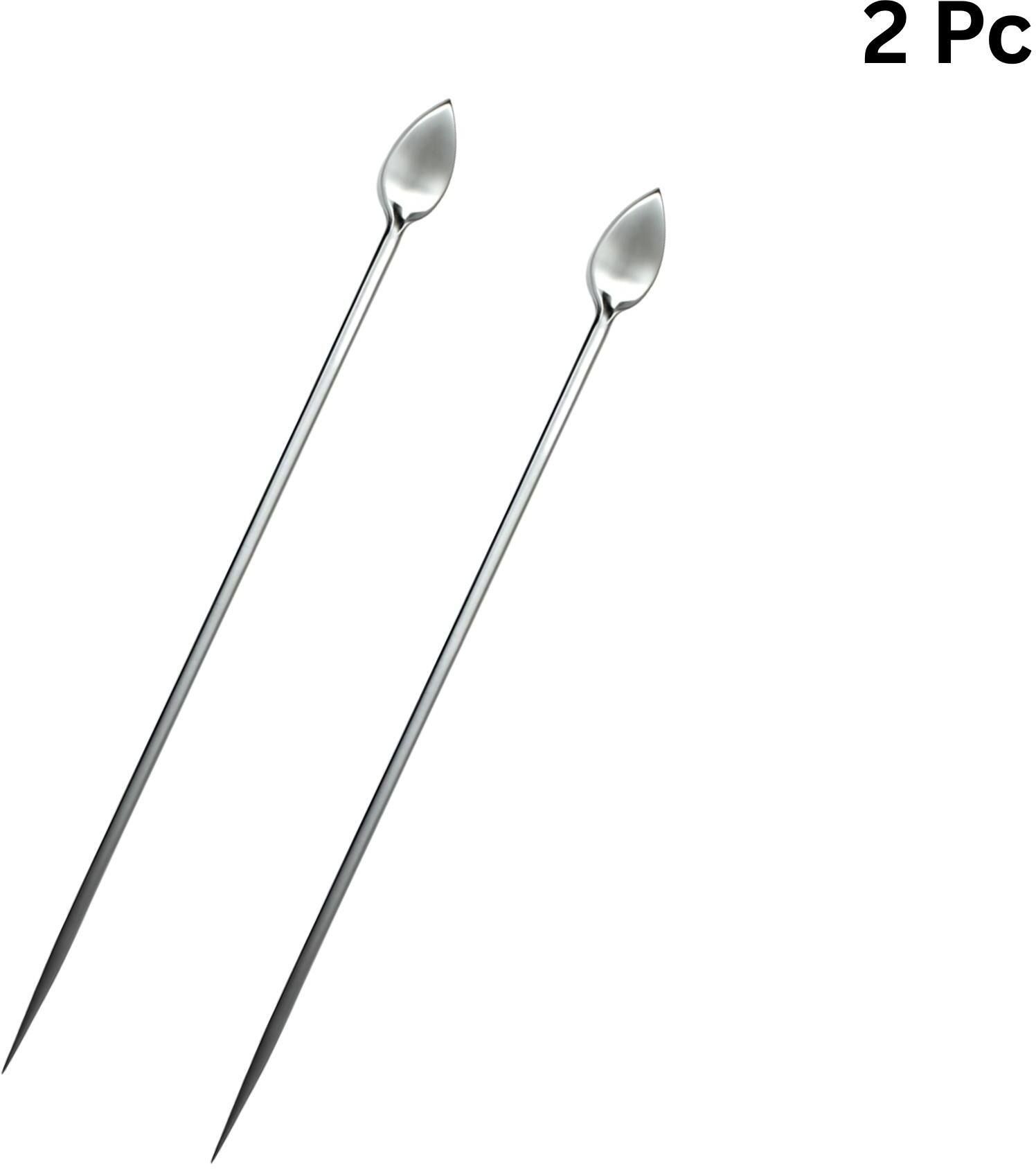 shakya Premium Steel Paddu Appam Paniyarakkal Turner Stick Skewer Kitchen Tool – Multipurpose 20 cm Utility Beaker Tong-picture-10