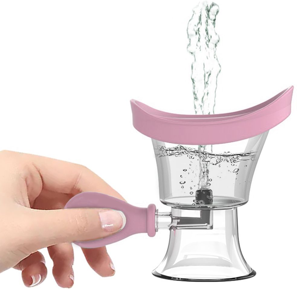maycreate Pack of 1 Silicone Eye Wash Cup Silicone Eye Cleaning Cup with Manual air Pressure-picture-12