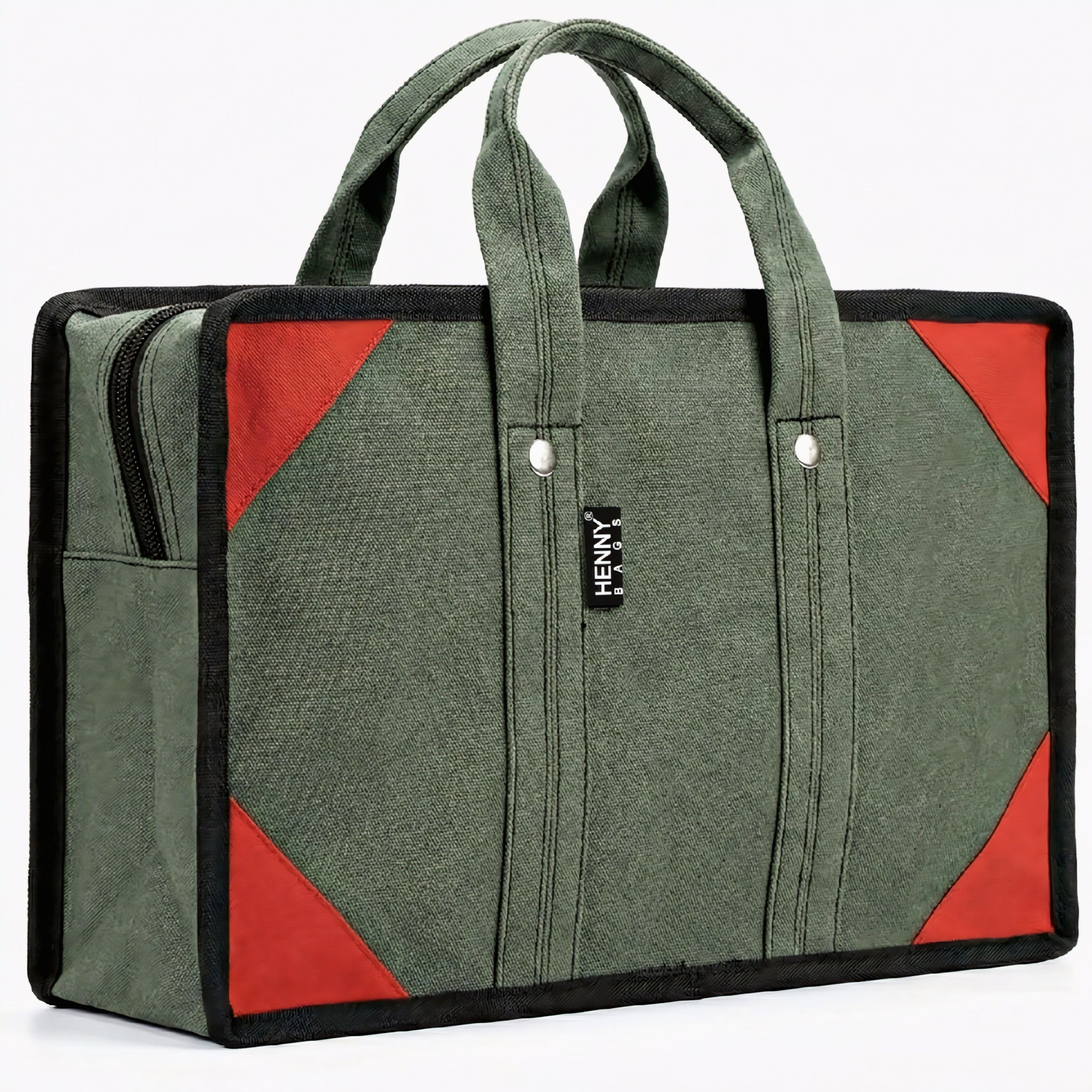Canvas Tool Bag for Electrician,Technician,Plumber,Carpenter 2 Inside Zipper Canvas Tool Bag-image-33