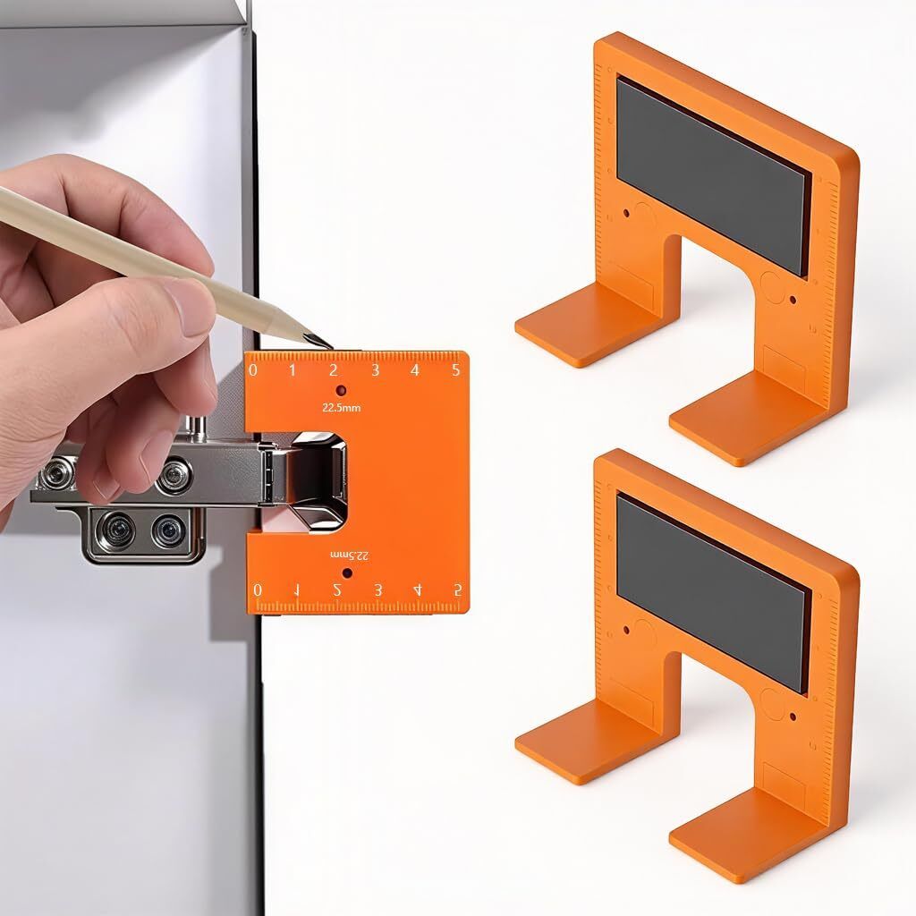 Cabinet Hinge Mounting Jig Tool Aluminium Ball Bearing Work Bench Cabinet-image-5