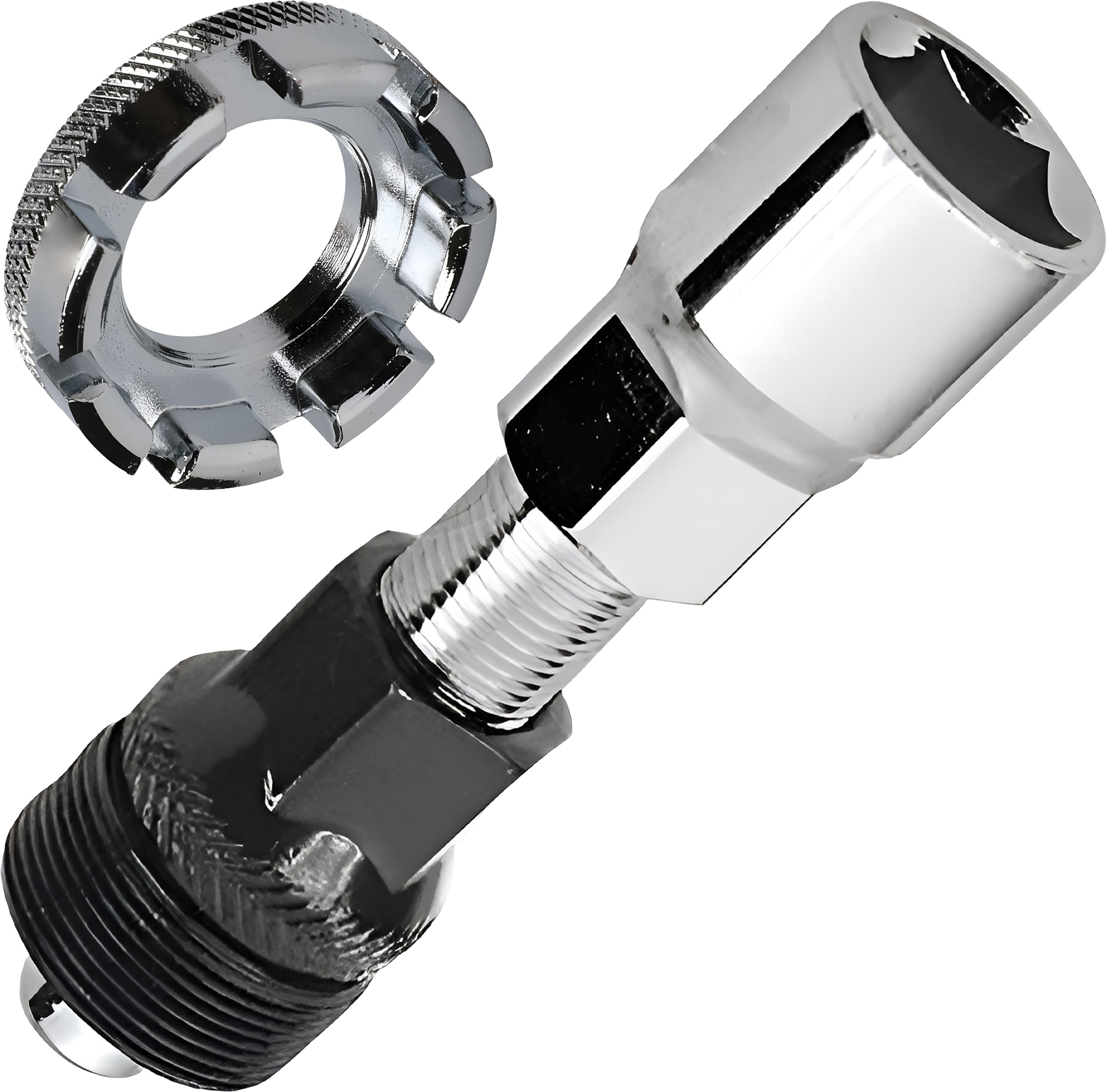 Carbon Steel Bicycle Bottom Bracket Removal Tool with Crank Extractor and Cycling 8 Way Spoke Nipple Key for MTB, Road Bike, BMX & Touring Bicycle Service-image-38