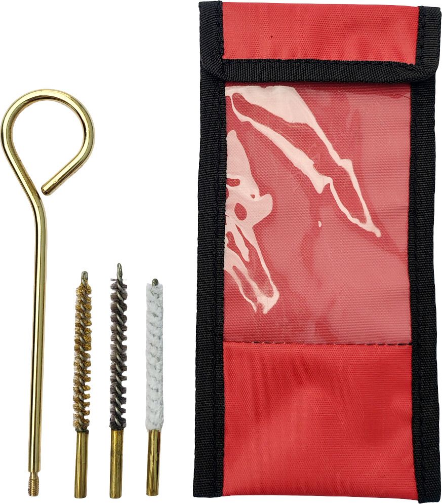 mbd 22 Bore Cleaning Kit Brass Hunting Portable Cleaning Rod With 3 Brush And Pauch-picture-37