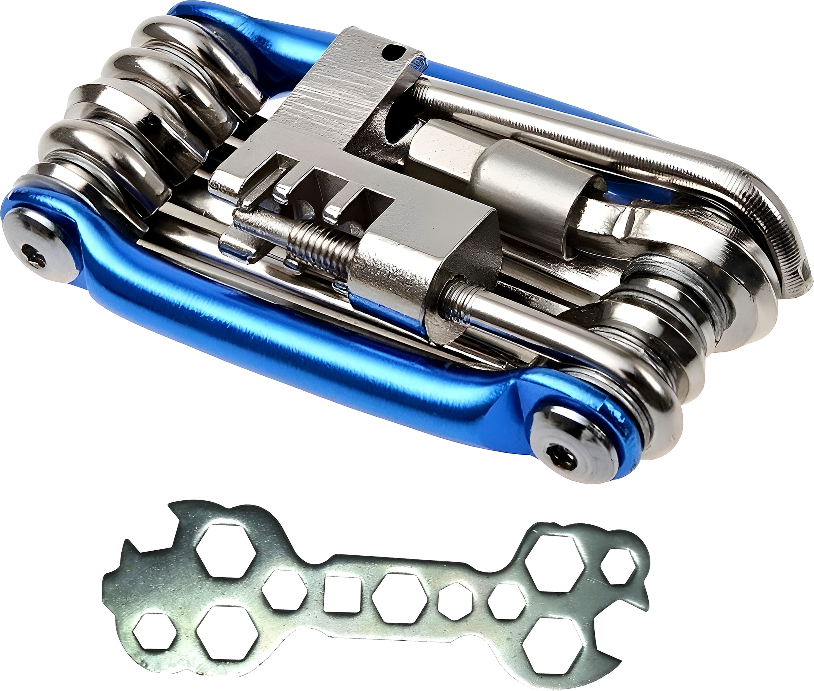 Portable Carbon Steel 11 in 1 Bicycle Tool Kit with 13 in 1 Hex Spanner Cycling Hexagon Wrench, Allen Keys, Spoke Wrench for MTB Road Hybrid City-image-34