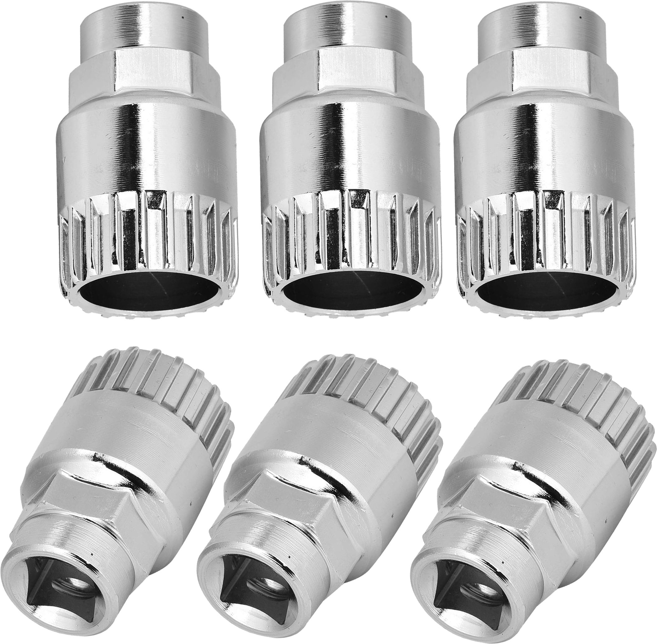 razaiq 6PC Square Hole Bike Bottom Bracket Removal Tool 20-Tooth Compatible Cycling Bicycle Bottom Bracket Remover-picture-11